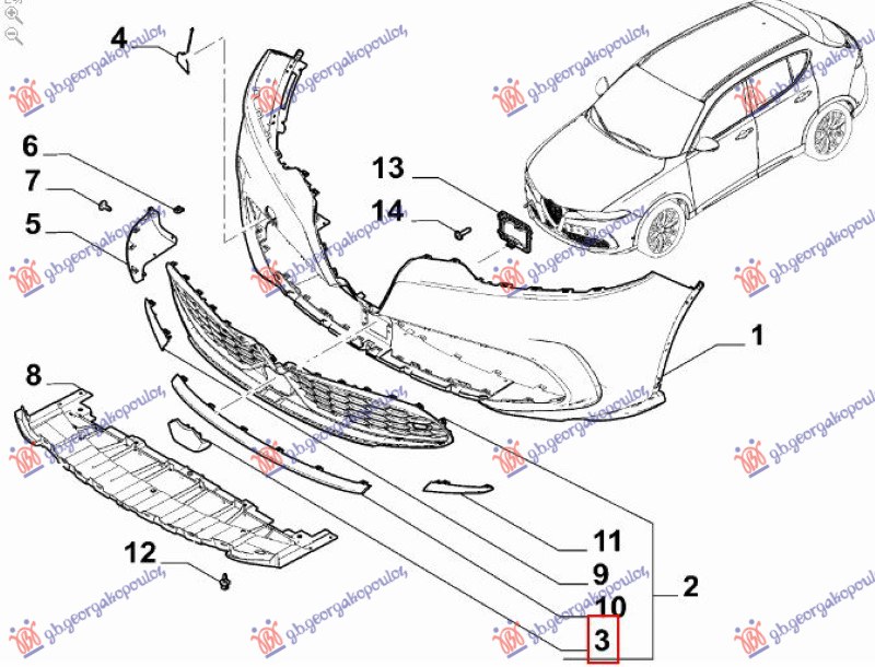 POKLOPAC SENZORA TEMPOMATA (O)