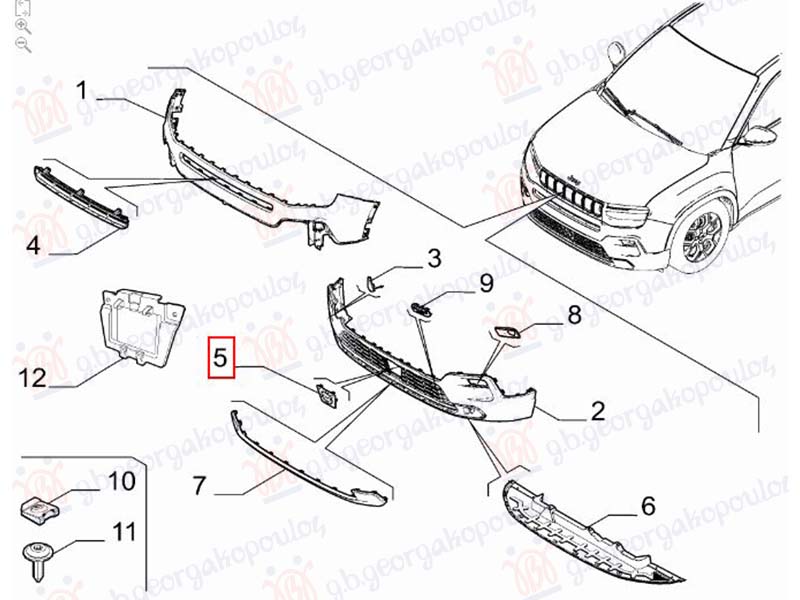 POKLOPAC SENZORE TEMPOMATA (O)