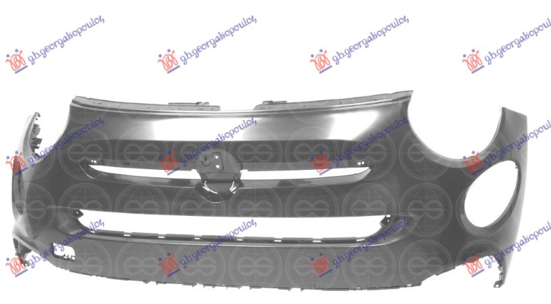 PREDNJI BRANIK GORNJI PM (SA/BEZ 4 OTVORA ZA SENZORE) (A KVALITET)