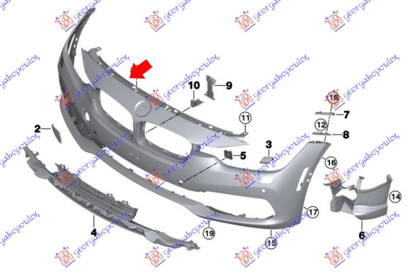 PREDNJI BRANIK PM (BASE LINE)