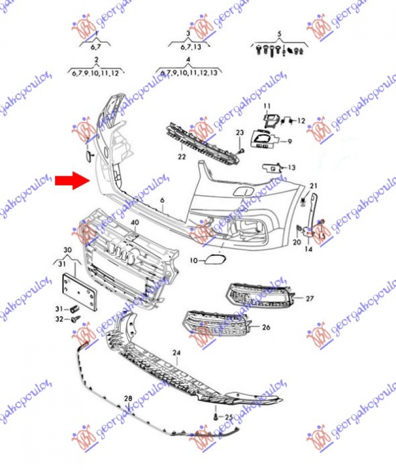 PREDNJI BRANIK PM (PRSKALICE)