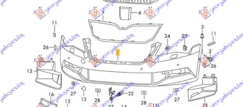 PREDNJI BRANIK PM (SA KAM. / PRSK.)