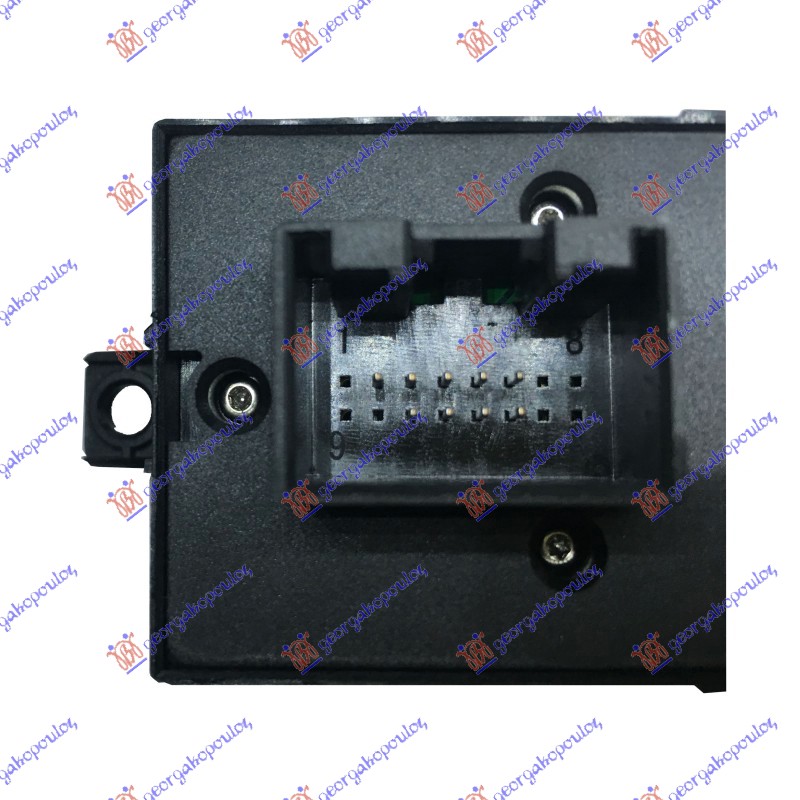 PREKIDAC U PREDNJIM VRATIMA (2 TASTERA) (ZELENO SVETLO) (6/9 PIN)