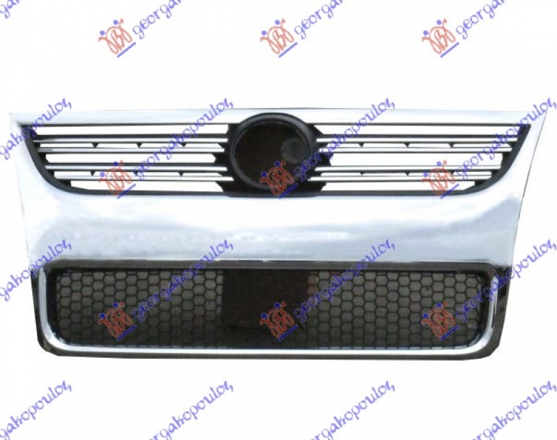 PVC MASKA 07- HROM/CRNA KOMPLET