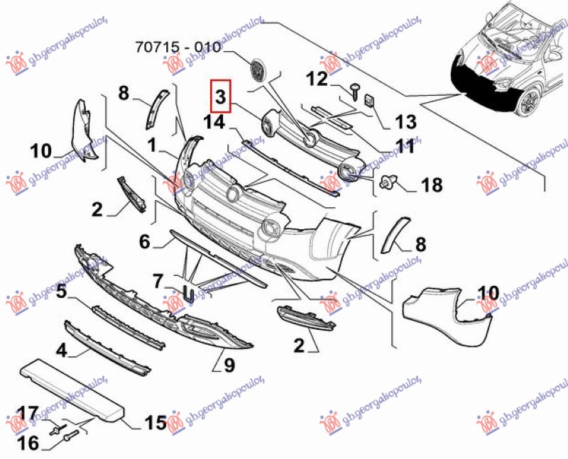 PVC MASKA (CROSS) (O)