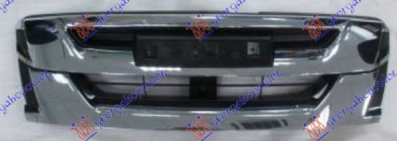 PVC MASKA KOMPLET-CRNA HROM OKVIR