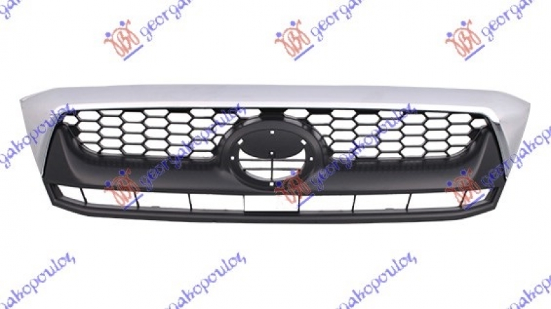 PVC MASKA KOMPLETNA HROM/SIVA