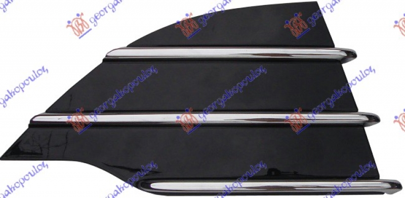 PVC MASKA PREDNJEG BRANIKA (CRNA/HROM)