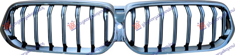 PVC MASKA SREBRNA (HROM OKVIR) (OTVOR ZA KAMERU)