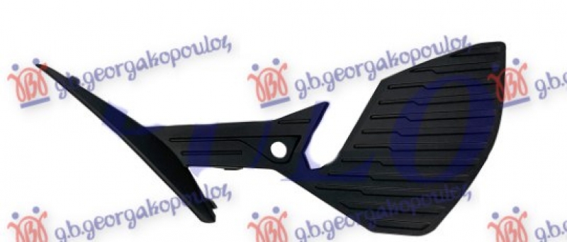 RESETKA PREDNJEG BRANIKA CRNA (1 PDC SENZORI)