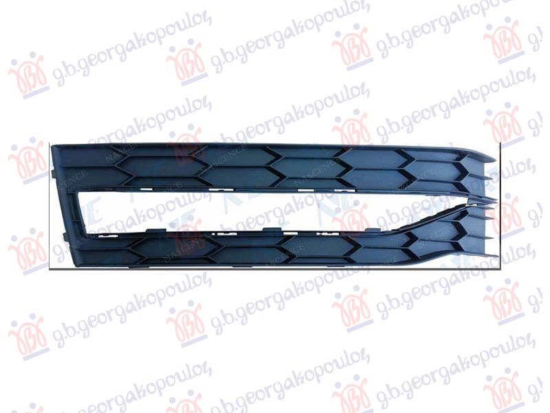 RESETKA PREDNJEG BRANIKA CRNA (SA MAGLENKOM) (OTVOR ZA LAJSNU)