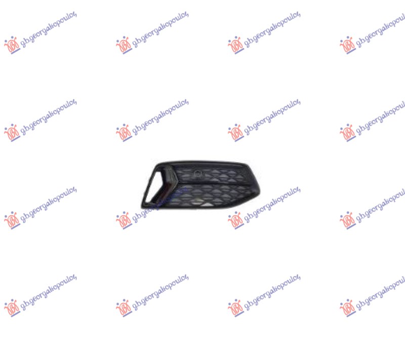 RESETKA PREDNJEG BRANIKA CRNA/SJAJ-CRNA (PDS SENZOR)