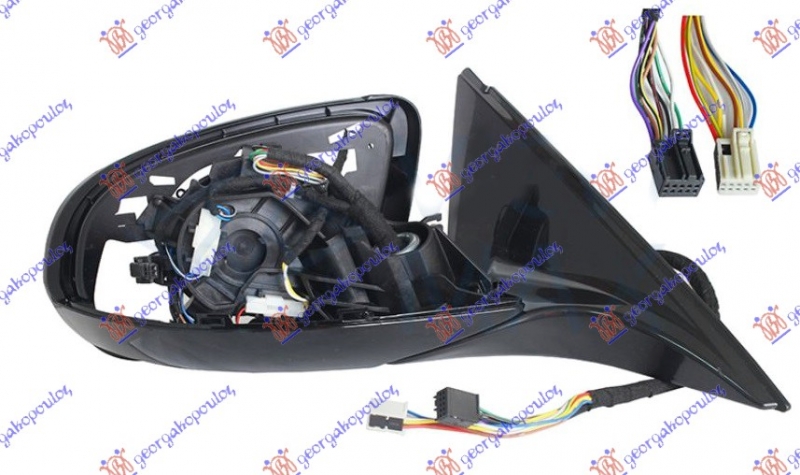 RETROVIZOR (SAMO KUCISTE) ELEKTRICNI SA GREJACEM (ELEKTRO-SKLOPIV) (SVETLO) (MEMORIJA) (14 PIN) (A KVALITET)