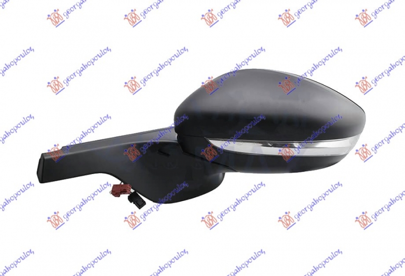 RETROVIZOR EL. PM MIG. SENZ. 6+3PIN -18