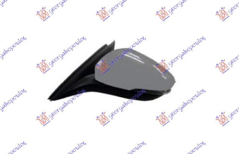 RETROVIZOR ELEKTRICNI SA GREJACEM PM (MIGAVAC) (MRTAV UGAO) (KONVEKSNO STAKLO)