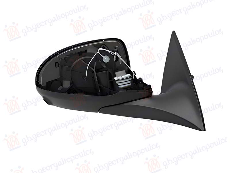 RETROVIZOR EL. SA GREJ (EL-SKLOPIV)(MIG)(SVETLO)(MEMORIJA)(MRTAV UGAO)(KAMERA) (BEZ STAKLA) (BEZ POKLOPCA) (10O8P+10O9P)