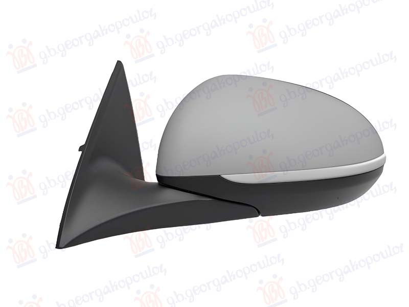 RETROVIZOR ELEK. SA GREJ. PM (EL-SKLOPIV) (MIGAVAC) (SVETLO) (MEMORIJA) (MRTAV UGAO) (10OTV/8PIN+10OTV/8PIN) (ASFERICNO)