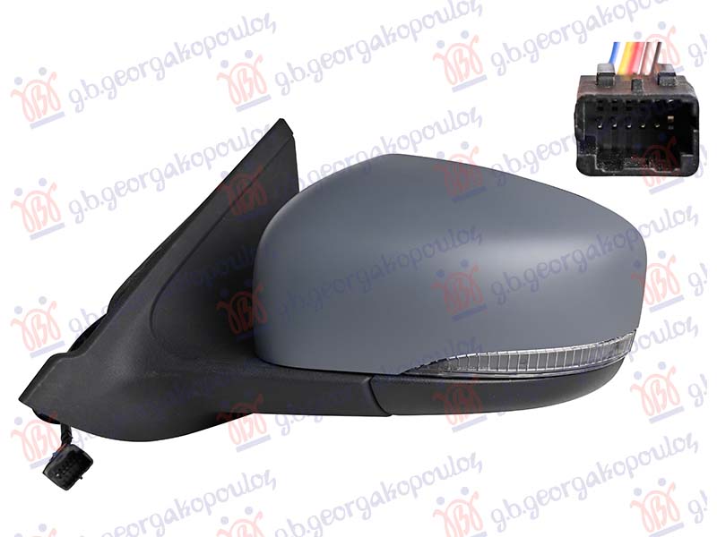 RETROVIZOR ELEKTRICNI PM (MIGAVAC) (12 OTV/5 PIN) (A KVALITET)