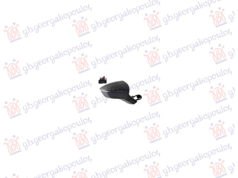 RETROVIZOR ELEKTRICNI SA GREJACEM (MIGAVAC) (6 PIN) (A KVALITET) (KONVEKSNO STAKLO)