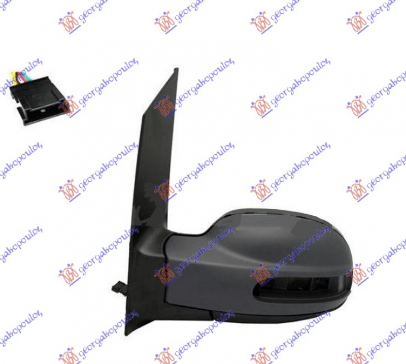 RETROVIZOR ELEKTRICNI SA GREJACEM (OTVOR ZA MIGAVAC) (VIANO)