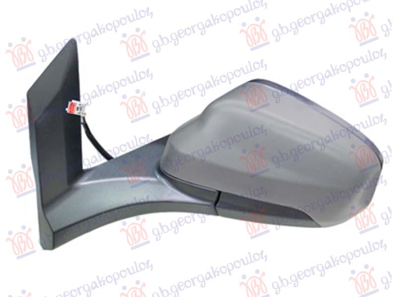 RETROVIZOR ELEKTRICNI SA GREJACEM PM 17- (5 PIN) (ASFERICNO STAKLO)