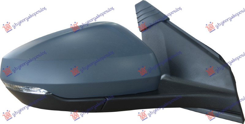 RETROVIZOR ELEKTRICNI SA GREJACEM PM (ELEKTRO-SKLOPIV) (MEMORIJA) (MIGAVAC) (14 PIN) (KONVEKSNO STAKLO)