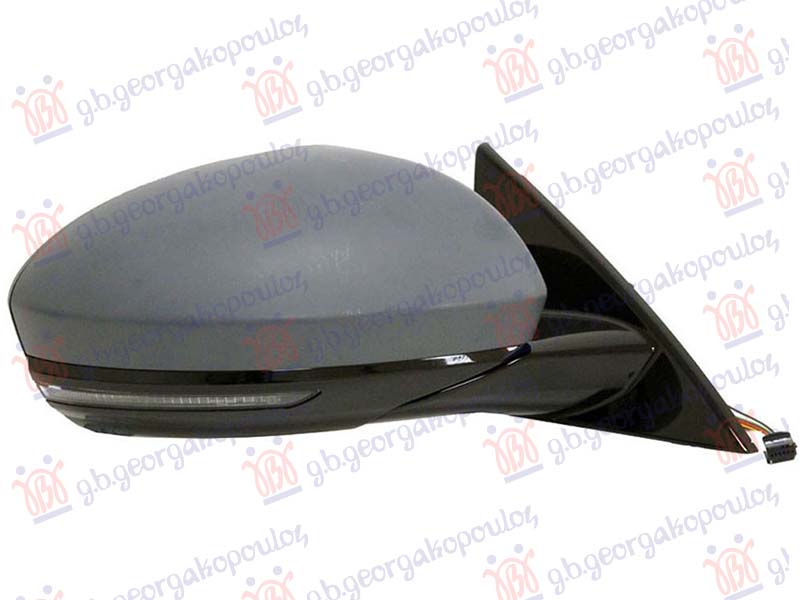 RETROVIZOR ELEKTRICNI SA GREJACEM PM (ELEKTRO-SKLOPIV) (MIGAVAC) (SVETLO) (MEMORIJA) (SENZOR) (KONVEKSNO STAKLO)