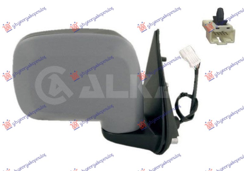 RETROVIZOR ELEKTRICNI SA GREJACEM PM (KONVEKNSO STAKLO)