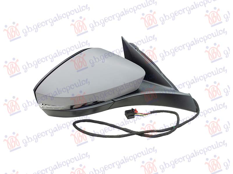 RETROVIZOR ELEKTRICNI SA GREJACEM PM (MIGAVAC) (6 PIN) (KONVEKSNO STAKLO)