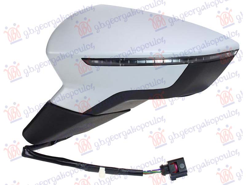 RETROVIZOR ELEKTRICNI SA GREJACEM PM (MIGAVAC) (KONVEKSNO STAKLO)