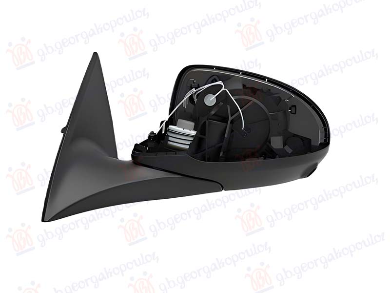 RETROVIZOR EL.SA GREJ. (EL-SKLOPIV)(MIG)(SVETLO)(MEMORIJA)(MRTAV UGAO)(KAMERA) (BEZ STAKLA) (BEZ POKLOPCA) (10O8P+10O9P)