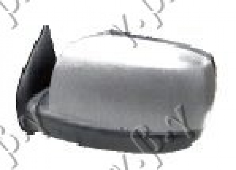 RETROVIZOR MANUAL CRNI (RAVNO)