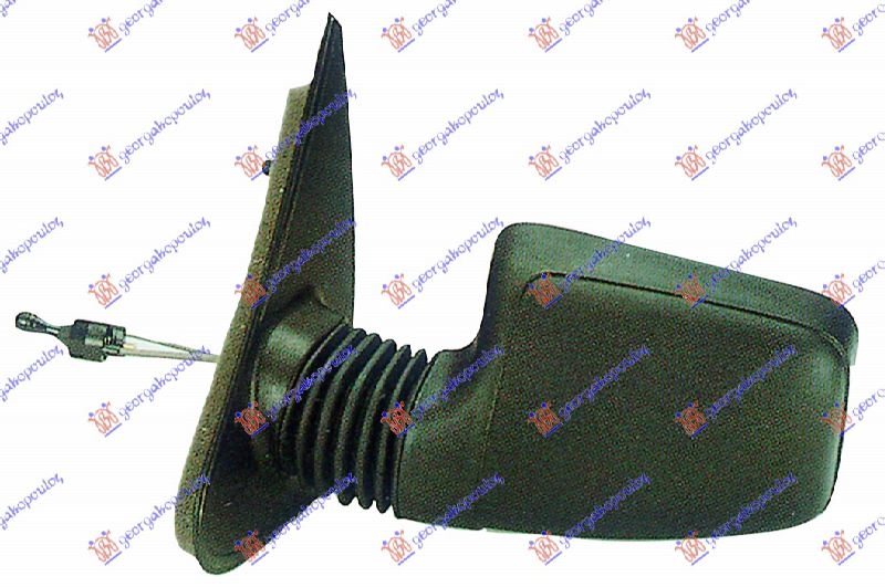 RETROVIZOR MEHANICKI KABAL 90- (ASFERICN