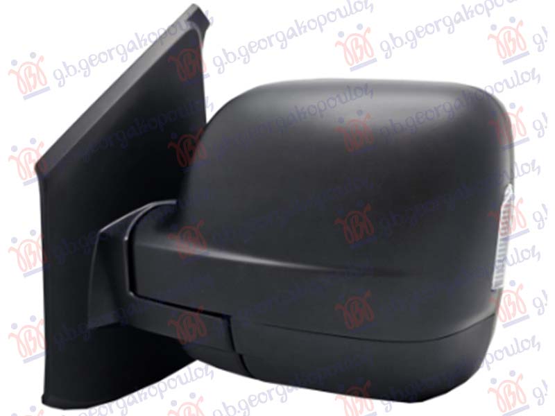 RETROVIZOR MEHANICKI SA SAJLOM CRNI (MIGAVAC) (SENZOR) (4 PIN) (ASFERICNO STAKLO)