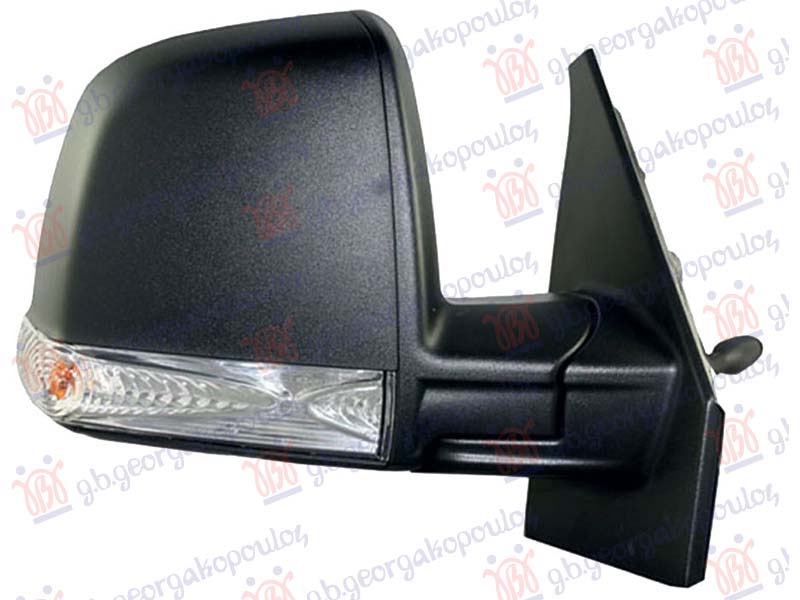 RETROVIZOR MEHANICKI SA SAJLOM (MIGAVAC) (KOMBI) (KONVEKSNO STAKLO)