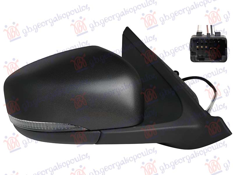 RETROVIZOR MEHANICKI SA SAJLOM (SENZOR) (MIGAVAC) (12 OTV/4 PIN) (A KVALITET)