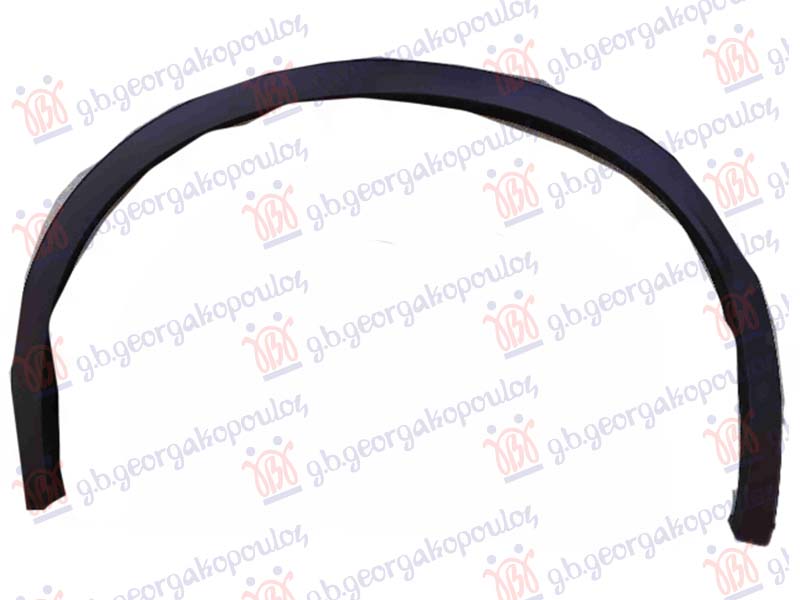 RUB PLASTICNI ZADNJEG BLATOBRANA CRNI