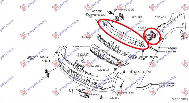 SINA PREDNJEG BRANIKA METALNA