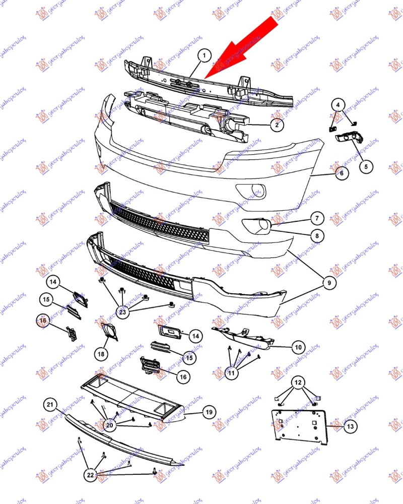 SINA PREDNJEG BRANIKA(SA TEMPOMATOM)