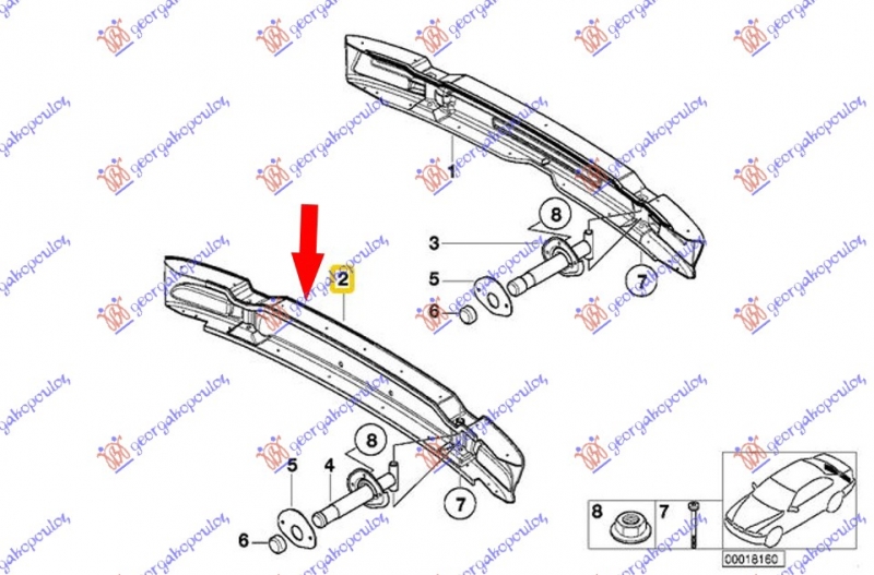 SINA ZADNJEG BRANIKA ALUMINIJUM