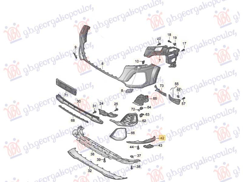SPOJLER PREDNJEG BRANIKA BOCNI (S-LINE/SQ7)
