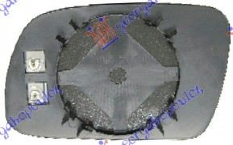 STAKLO RETRO.PLAVO SA GREJACEM (KONVEKSN