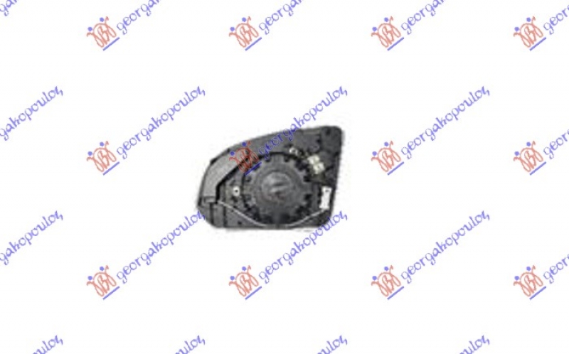 STAKLO RETROVIZORA SA GREJ. (MRTAV UGAO)