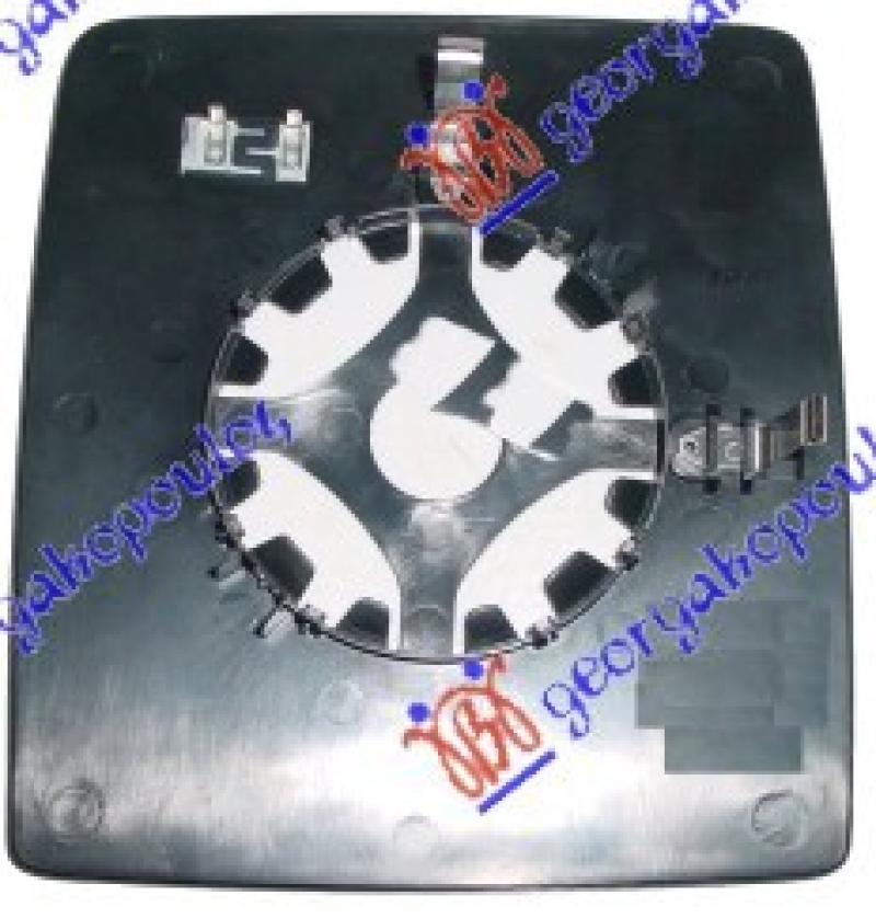 STAKLO RETROVIZORA SA GREJACEM 02- (KONV