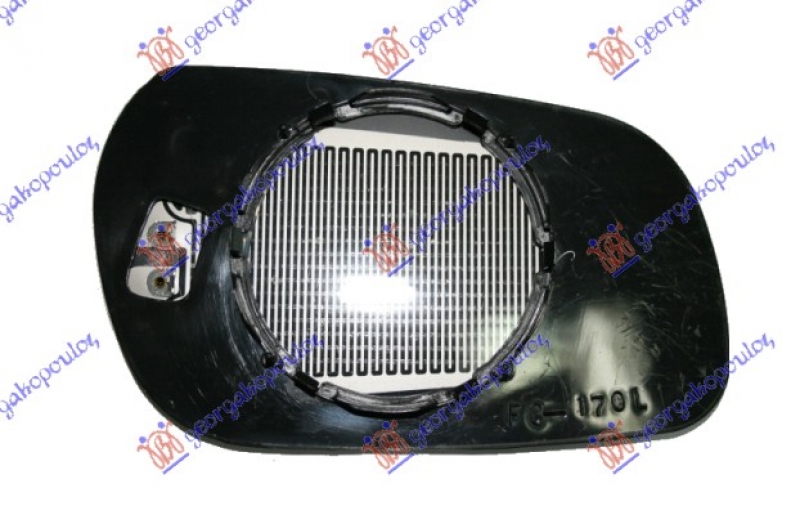 STAKLO RETROVIZORA SA GREJACEM -03 (ASFE