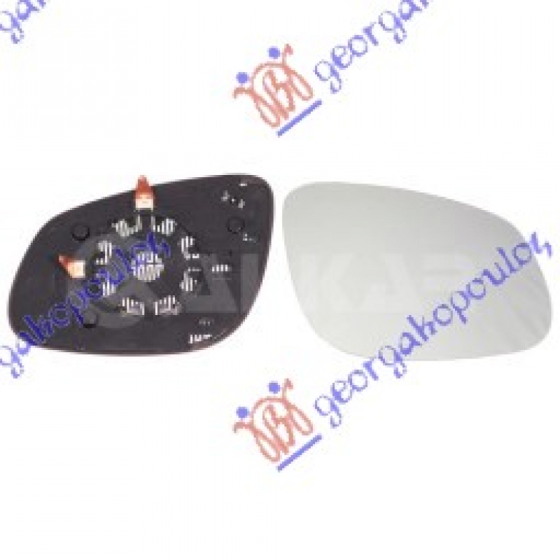 STAKLO RETROVIZORA SA GREJACEM -07 (ASFE