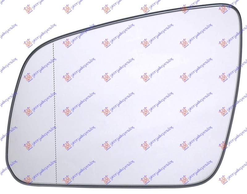 STAKLO RETROVIZORA SA GREJACEM -09 (ASFE