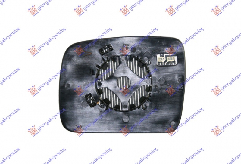 STAKLO RETROVIZORA SA GREJACEM 11- (KONV