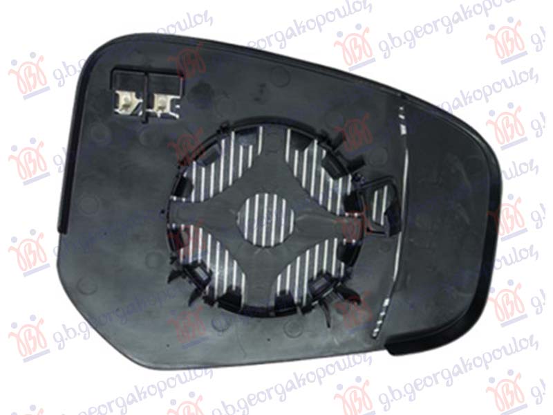 STAKLO RETROVIZORA SA GREJACEM 17- (ASFERICNO)