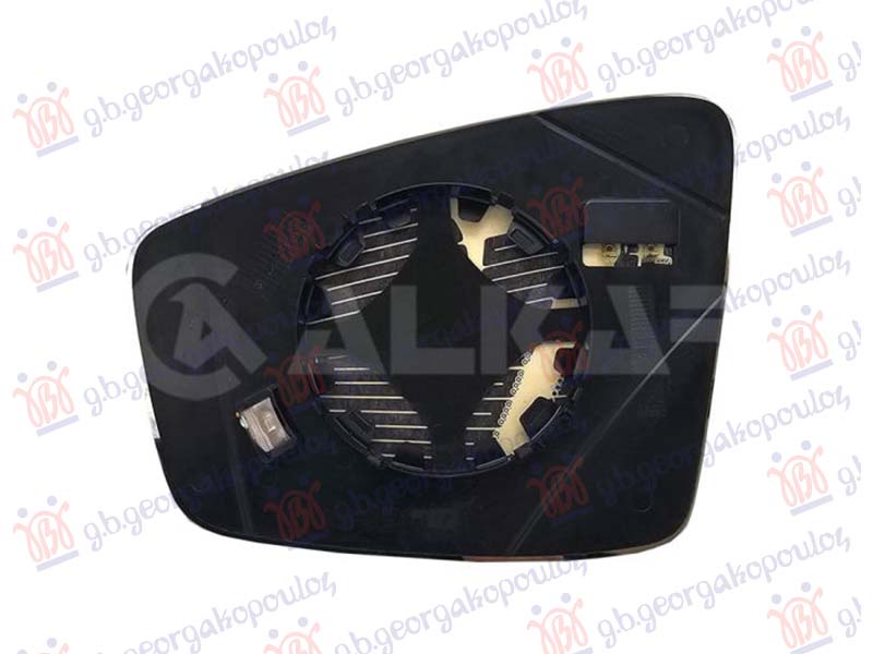 STAKLO RETROVIZORA SA GREJACEM (2 PIN) (KONVEKSNO STAKLO)